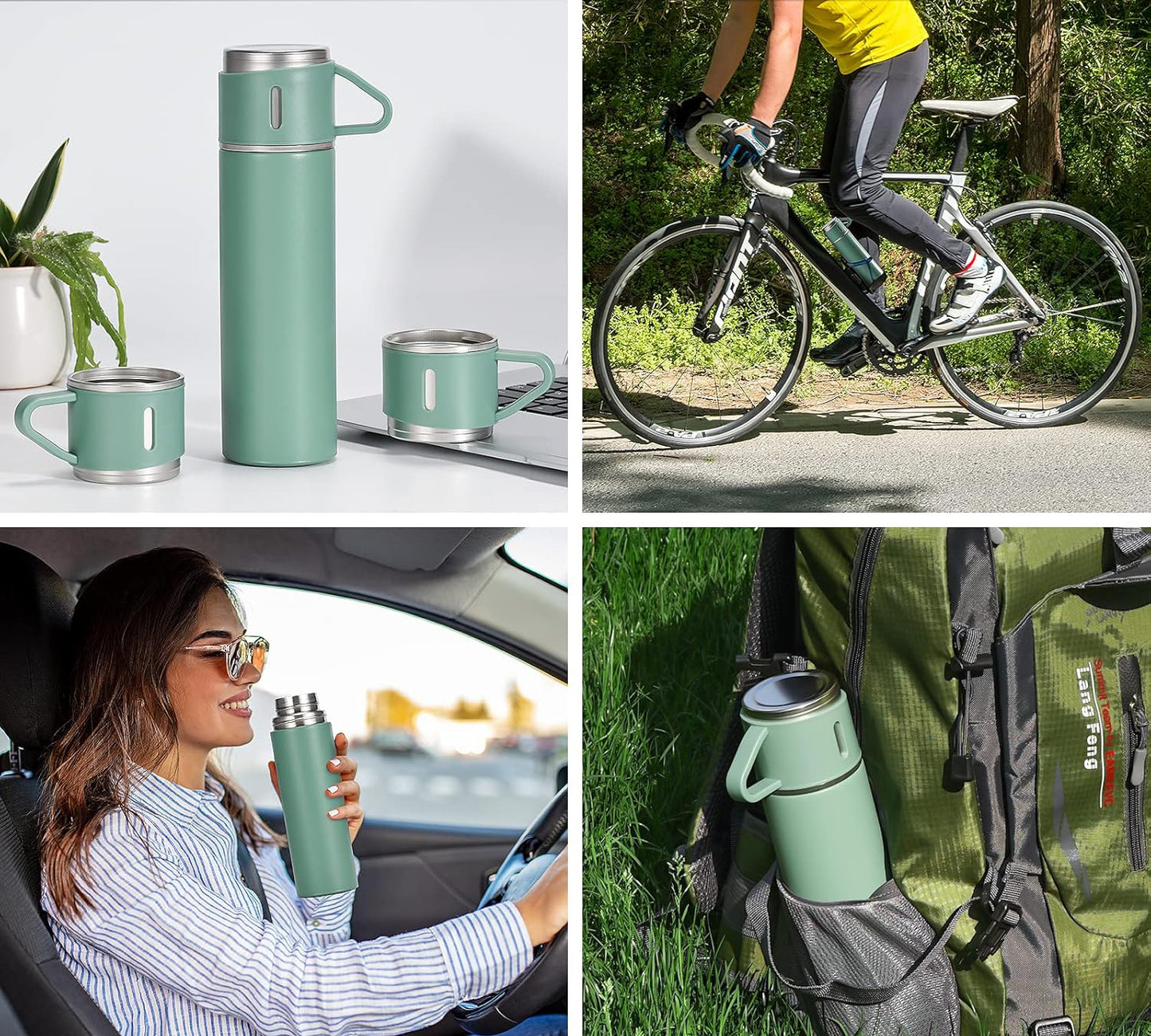 حافظة حرارية للحفاظ على المشروبات ساخنة أو باردة